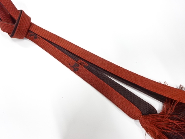 正絹　手組帯締め